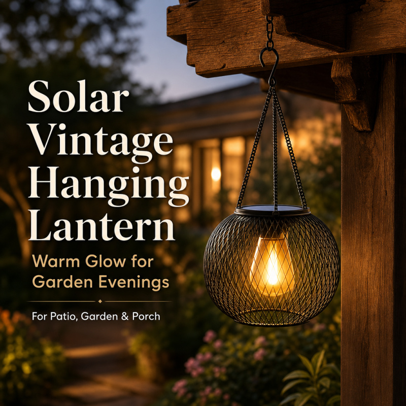 Smart Garden Spotlights - Lampe solaire LED suspendue pour l'extérieur,