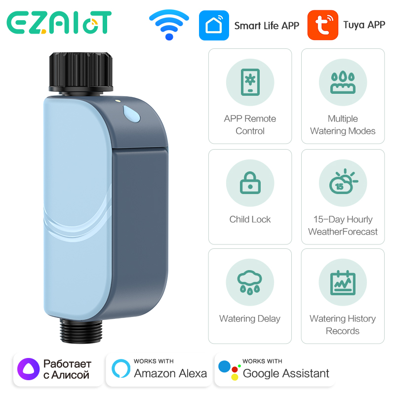 Smart Garden Hose Timer - Minuterie d'arrosage de jardin intelligente Tuya