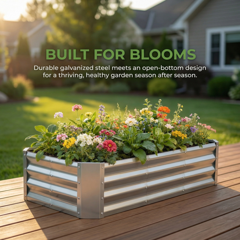 Grand kit de jardinière galvan - Smart Garden Storage avis et prix